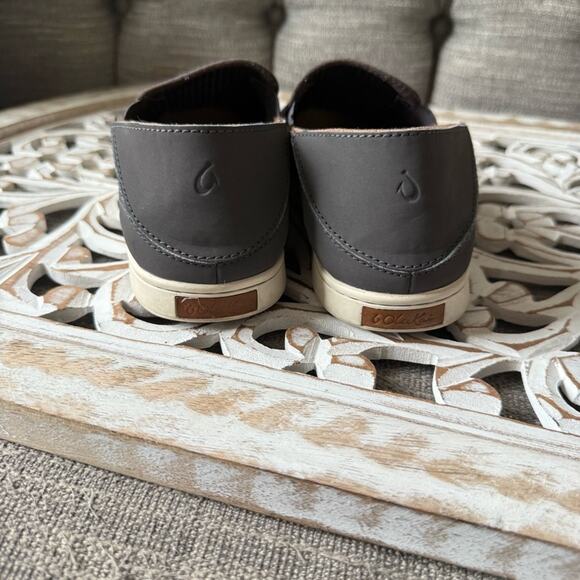 Olukai Women’s  Slip on Gray Sneakers Shoes 38 US 8 - Picture 5 of 11